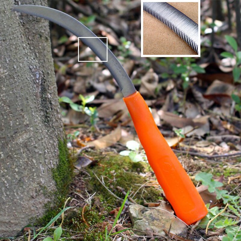 Ferramenta doméstica pequena serra faca de aço, pequena serra corte lâmina de plástico filme para enxar sickle