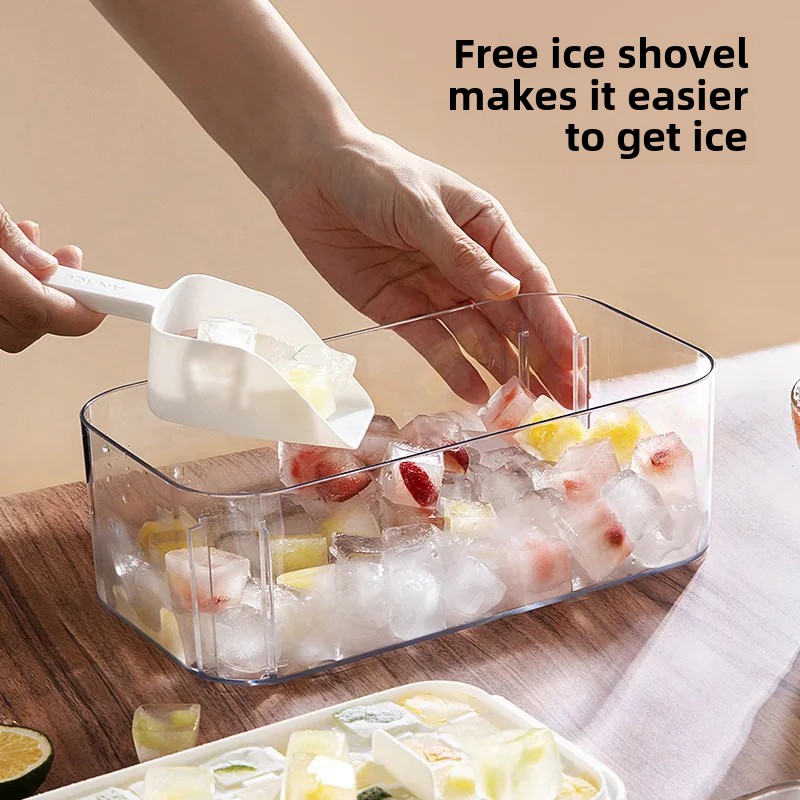 Home Use Ice Mold Pressing Ice Tray Quick Freezing Tool Easy Unmolded Model Home Freezer Accessory Versatile Cold Storage Device