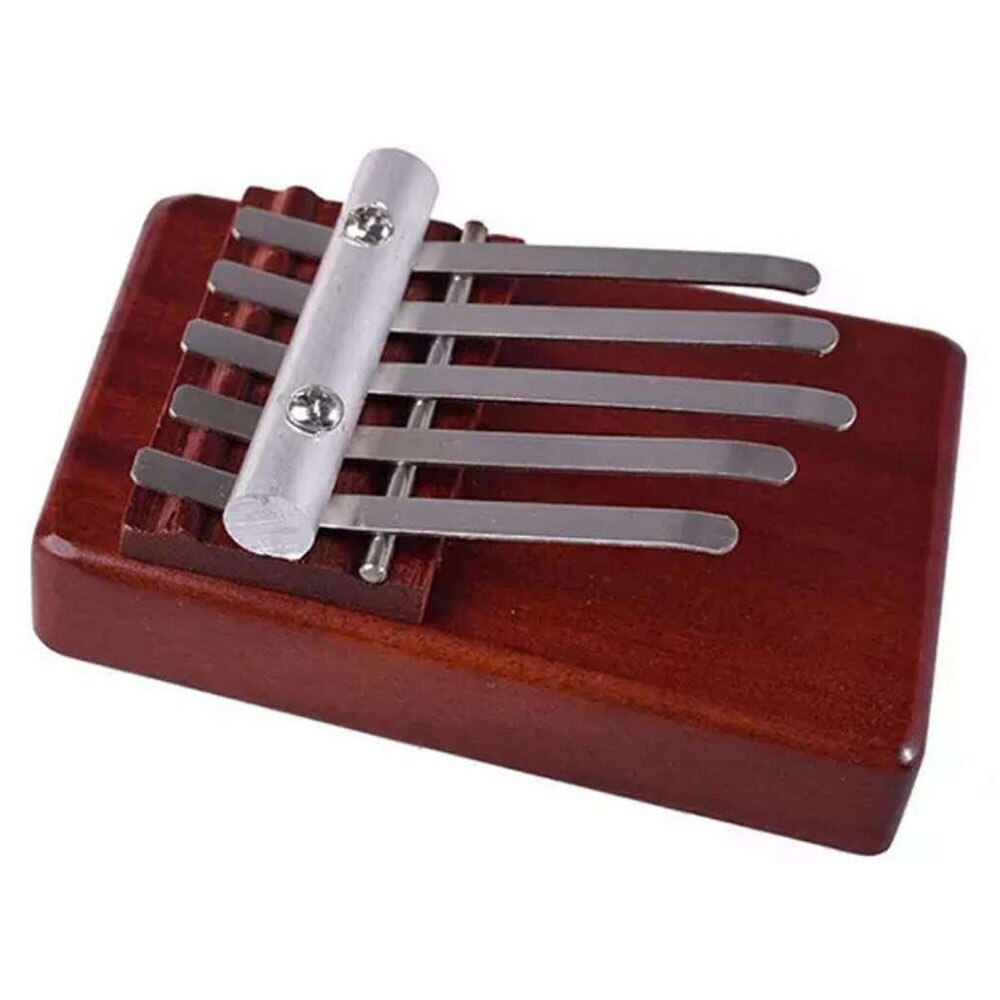 5-Key Kalimba Mbira Children Mini Guitar Thumb Piano Traditional Musical Instrument Perfect for Kids