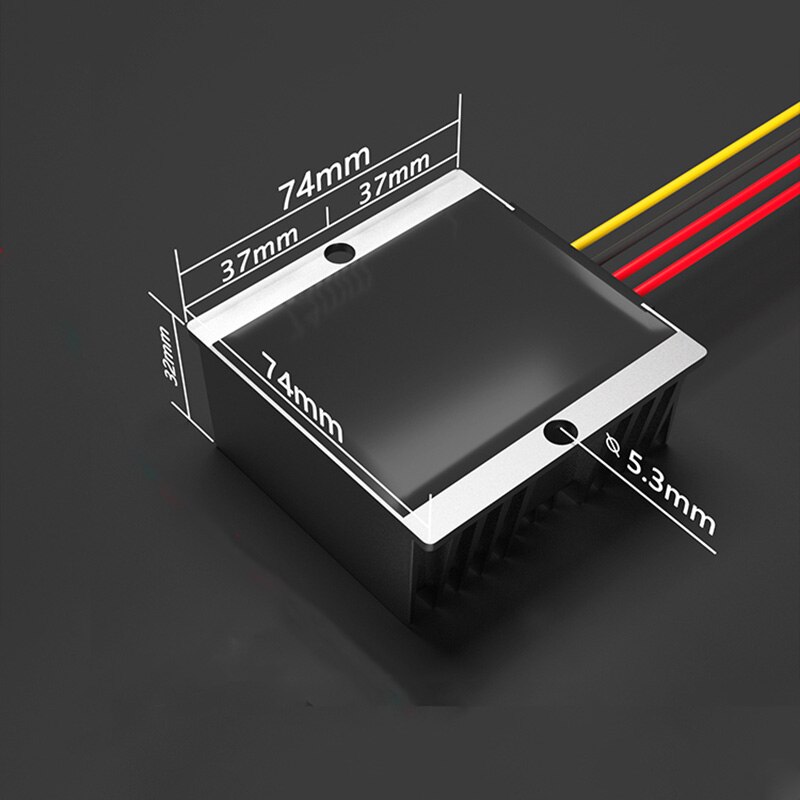 AC12V Om DC12V Waterdichte Spuitgieten Grote Aluminium Behuizing AC-DC Converter Power Module Adapter