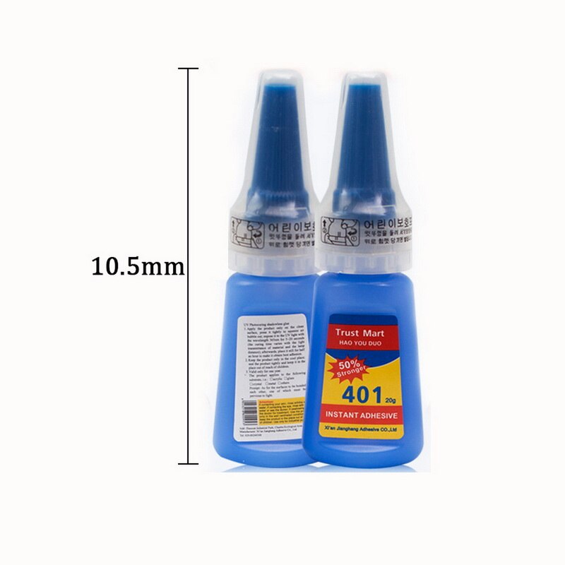 401 Rapid Fix Instant Fast Adhesive 20g Bottle Stronger Super Glue Multi-Purpose Handmade jewelry stone quick dry universal glue