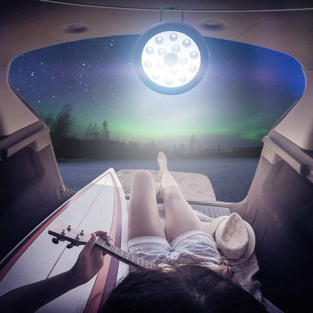 Portable 15LED Light Energy Saving Tent Lamp Camping Light Compact High Bright Camping Portable Outdoor Elements