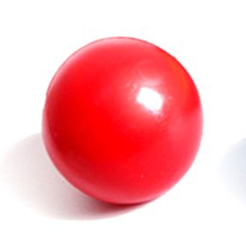 4.5cm pind væg bold anti stress bold klæbrig squash bold sugning klæbrig mål bold fangst kaste bold voksne børn squishy legetøj: Rød