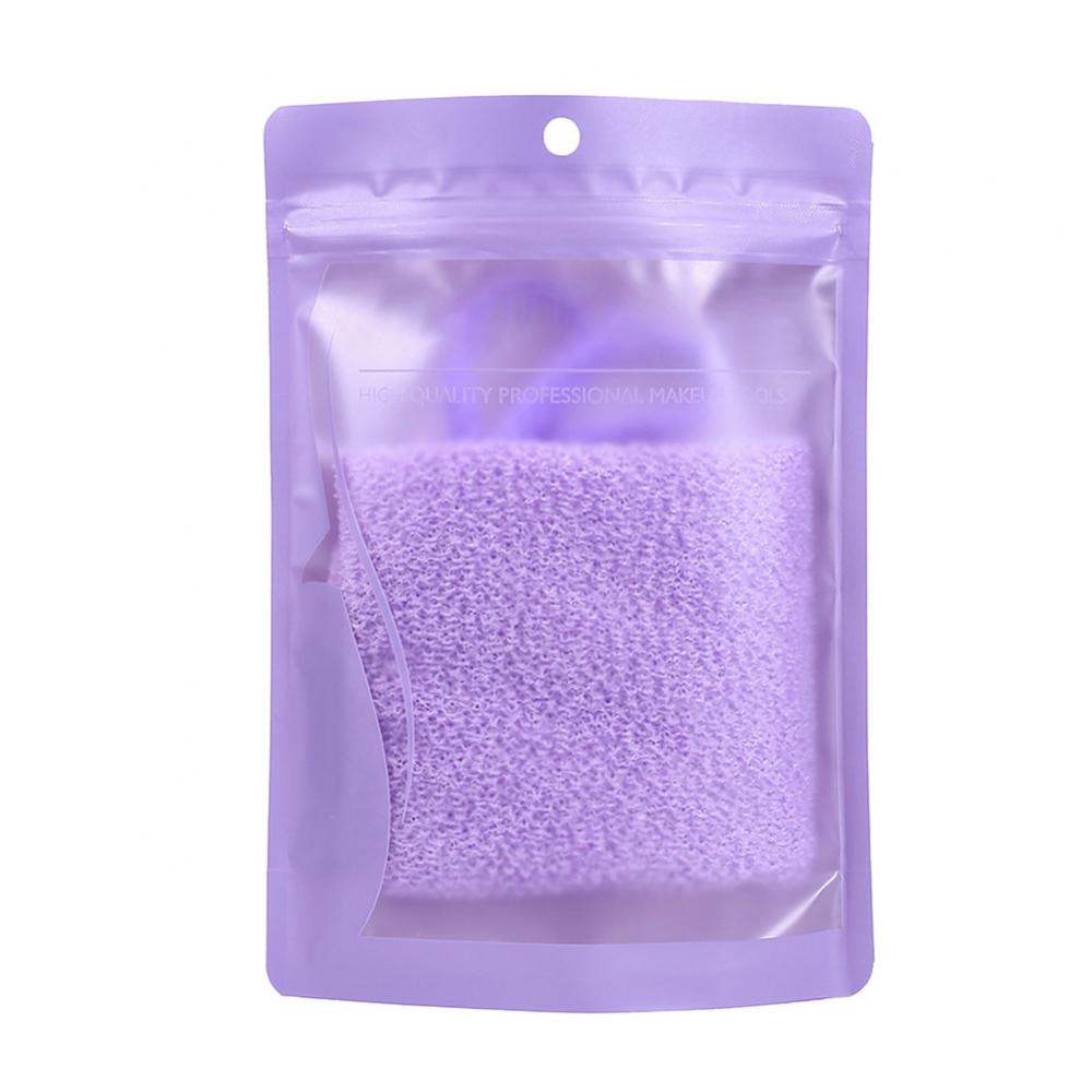 Rekbaar Body Exfoliërende Hals Terug Scrubber Douche Bad Doek Tool Washandje Polyester Bamboe Wassen Rug En Nek Product: Paars