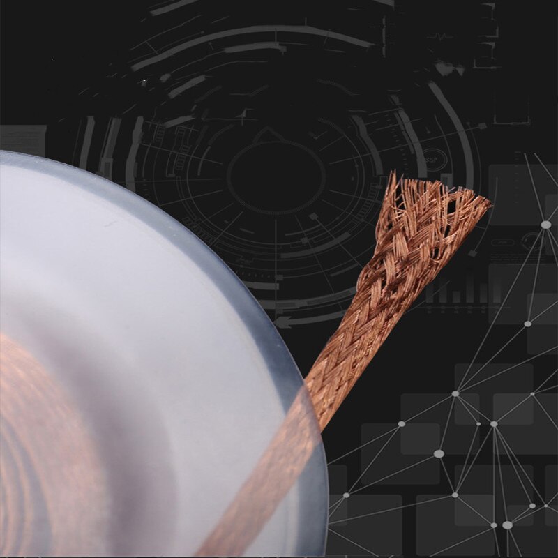 Tresse à dessouder pour soudure, 1.5mm 2mm 2.5mm 3mm 3.5mm de largeur 3M de longueur, outil de réparation de Flux