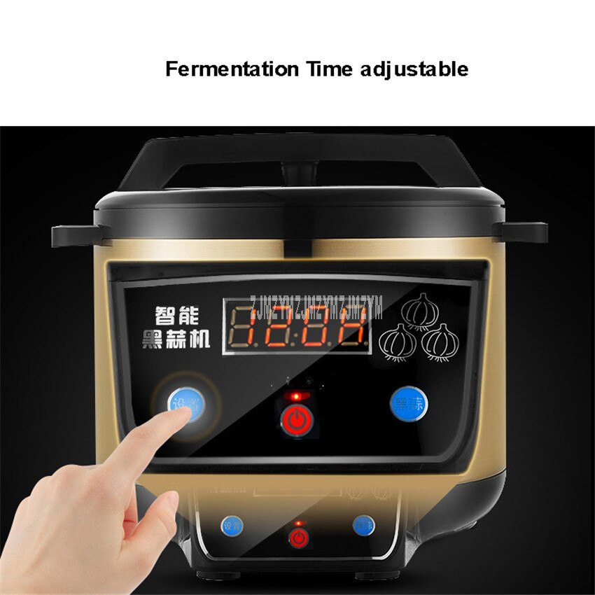 6L Automatico Pieno Nero Aglio Fermentatore Maker Per La Casa Intelligente FAI DA TE Zymolysis Pentola Aglio Fermentazione di Fermentazione Macchina