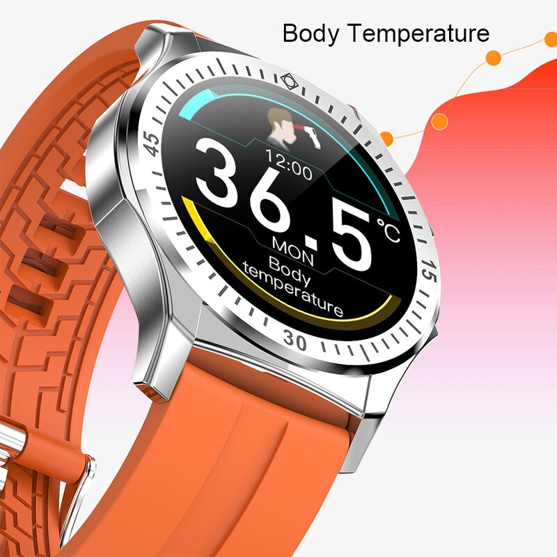 Body Temperature Measurement Smart Watch Men's Smart Wristwatch Sports Heart Rate Pressure Fitness Tracker smartwatch