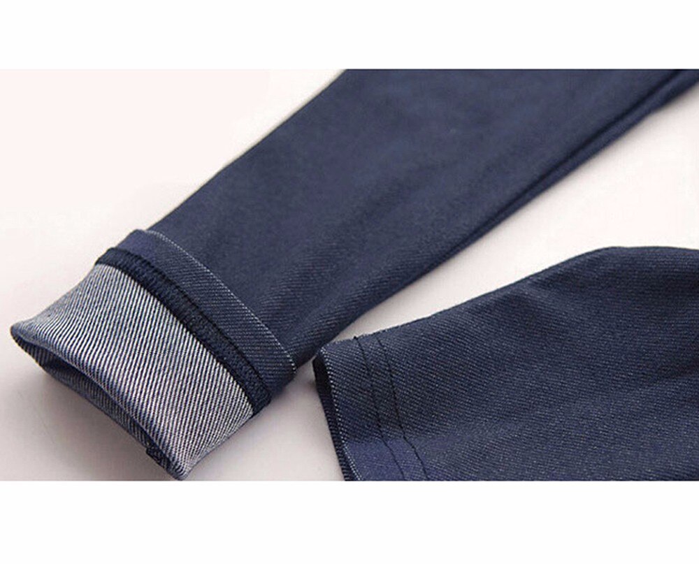 Mallas deportivas para niñas, pantalones vaqueros de imitación, para la escuela, primavera y otoño,