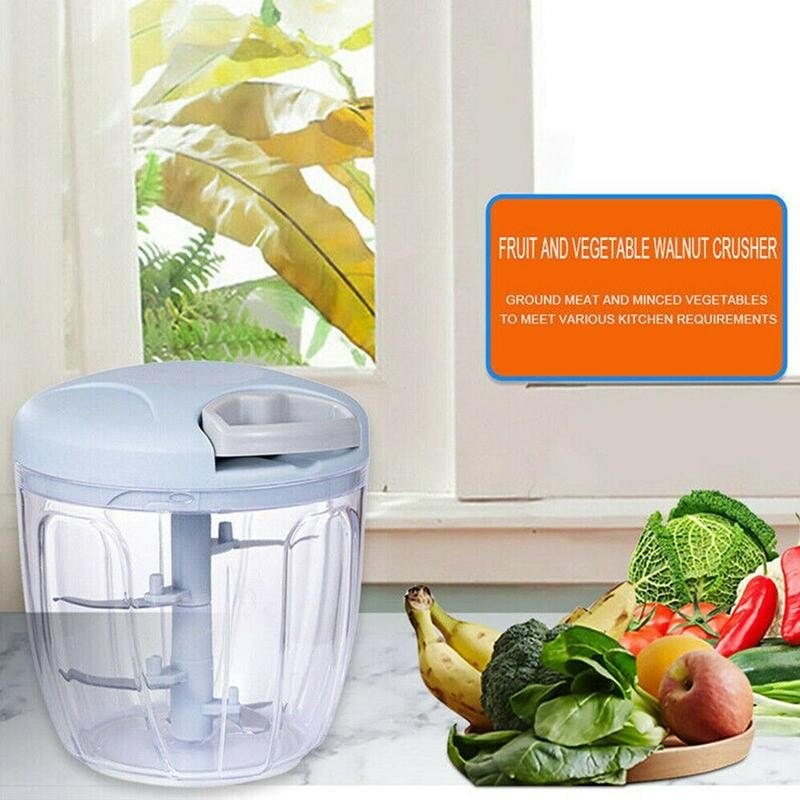 1 Set Manual Fruit Vegetable Meat Chopper Multifunctional Grinder Tools Dumpling Pull Food Shredder Gadget Hand Kitchen Cut K5B7