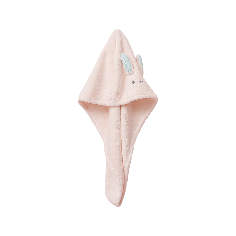 Microfiber Droog Haar Cap Douche Cap Sterk Water Absorberende Driehoek Hoed Meisje Wassen Haar Sneldrogende Vegen Haar Handdoek bad Tool: Roze
