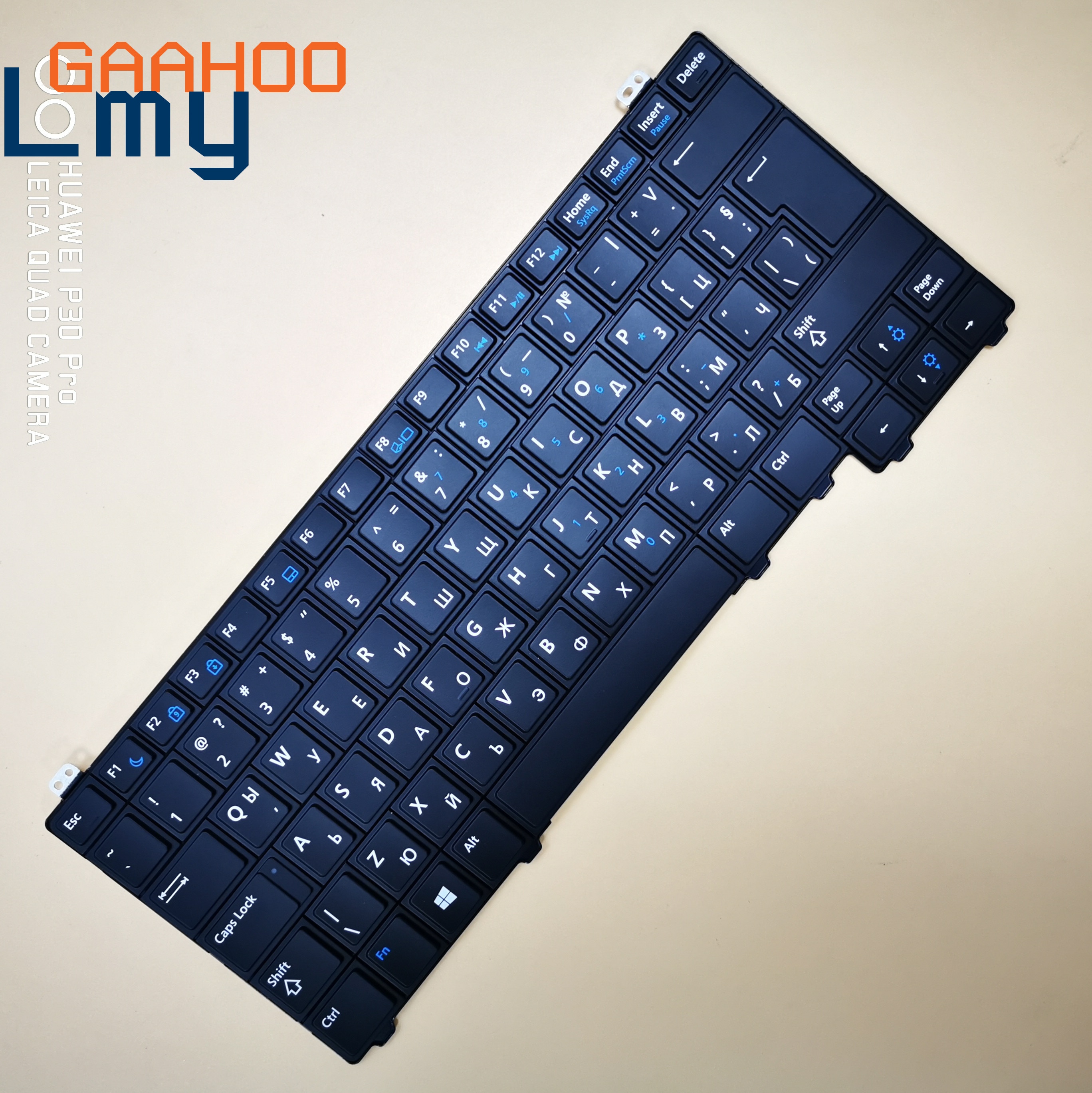 RU Russian Laptop Keyboard for Dell Latitude E5440 - 00K8PK - Black