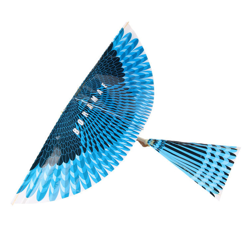 Elástico banda de goma alimentada de vuelo de cometa aves divertido los niños adultos interactivo juguete para diversión al aire libre y Deportes de vuelo de cometas de pájaros