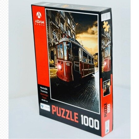 Nostalgische Trolley 48X68 1000 Stuk Puzzel Trein