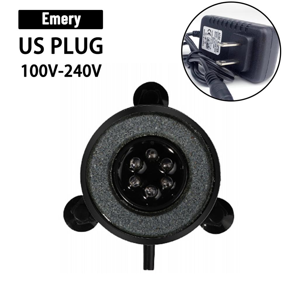 Onderwater Rgb Aquarium Air Curtain Bubble Licht 6 Kleur Veranderende Led Dompelpompen Aquarium Versieren Licht Eu/Ons/uk Plug: Emery US Plug