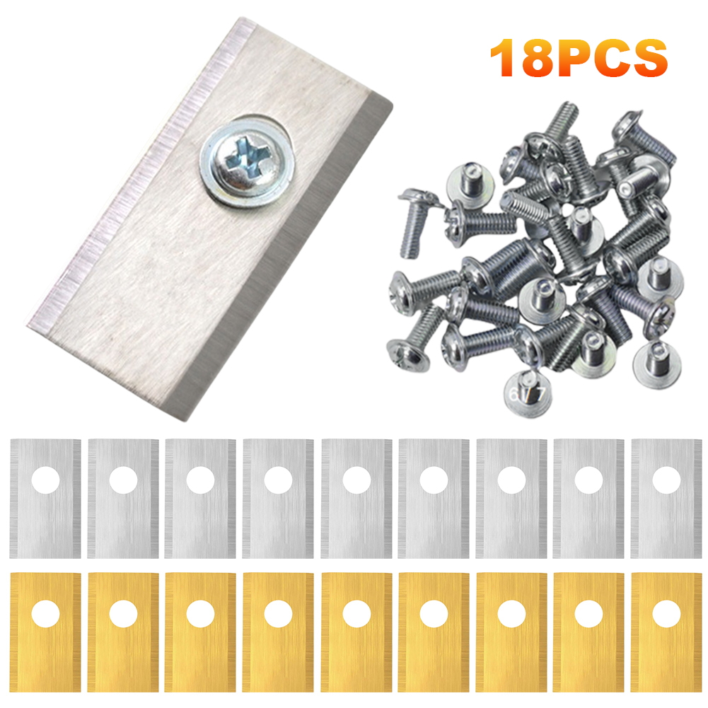 18/30pcs Lawn Trimmer Blades For Worx Landroid Robotic Lawn Mower Brushcutter Replacement Stainless Steel Blade Set With Screws