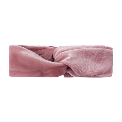 Baby Headbands Turban Gold Velvet Hairbands Newborn Baby Turban Infant Toddler Elastic Hair Bands Baby Girl Hair Accessories: Leather Pink