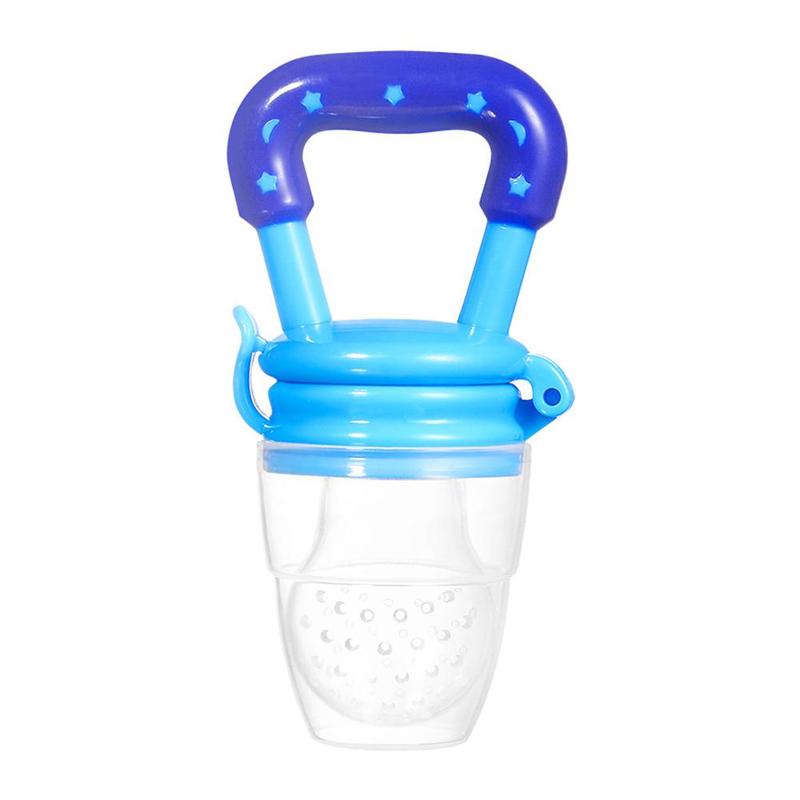 Baby rijst pap fles baby siliconen melkfles knijp lepel pap rijst voer lepel rijst kind supplement fles c  u3 y 5: Blauw