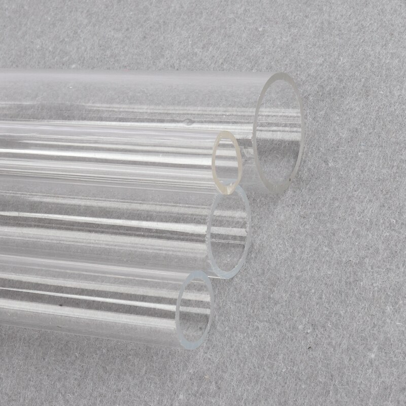 50cm Acryl transparent Rohr Außerhalb Dia16 ~ 90mm Plexiglas Rohr für Garten bewässerung Rohr Stecker