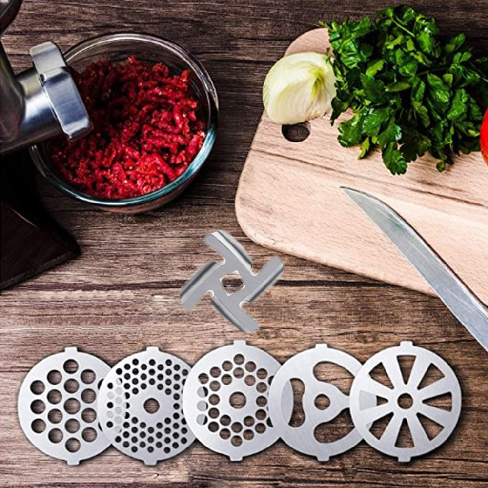 Keuken Vleesmolen Tool Thuis Plaat Discs Kit Accessoires Roestvrij Staal Vleesmolen Plaat Discs En Vleesmolen Blade Kit