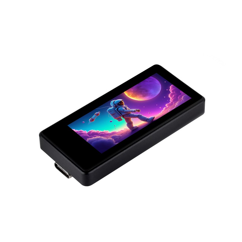 ESP32-S3 1.91inch AMOLED Display Development Board, 240×536 Pixels, 32-bit LX7 Dual-Core Processor: SKY BLUE