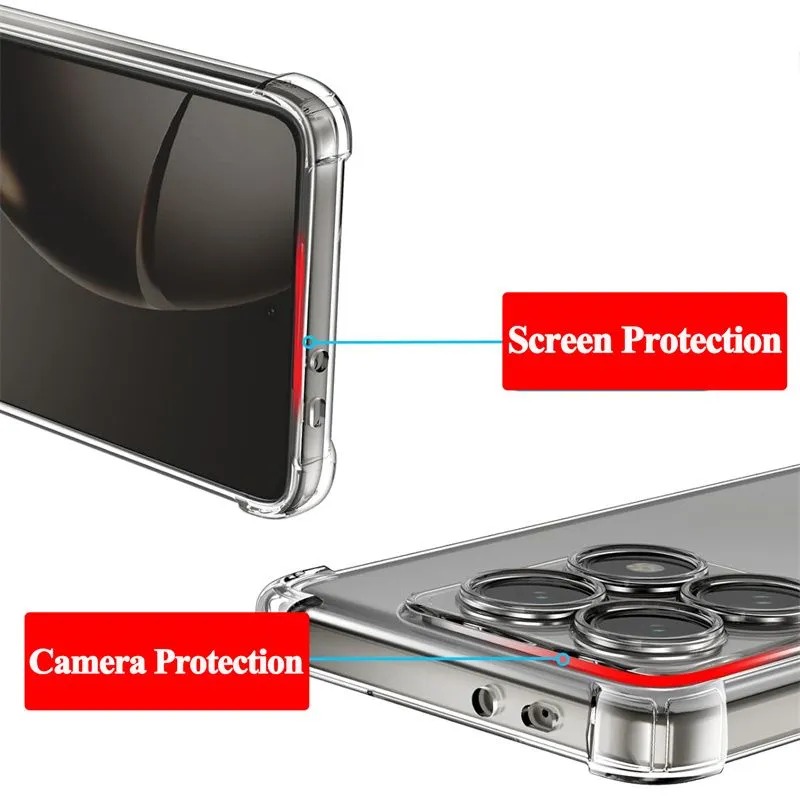 Coque pour Xiaomi 15 14 13 15T 14T 13T 12T Pro Lite housse de protection quatre coins antichoc Coque Fundas