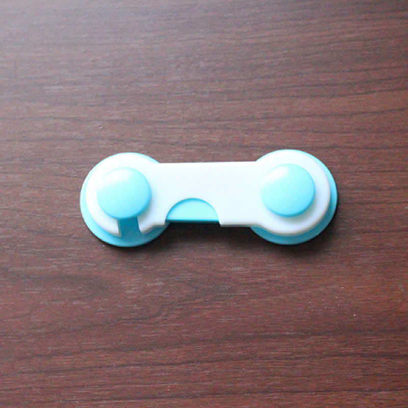 Veiligheid Kast/Kast/Lade Lock Kinderslot Milieuvriendelijk Te Beschermen Veiligheid Van Baby 4 Stk/partij Bar effen: 4 pieces blue