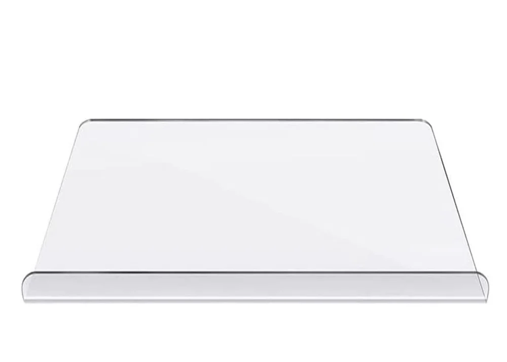 Plexiglas Glas Acryl Antislip Transparante Snijplank Voedsel Snijplank Voor Aanrecht Aanrechtbeschermer: Rood