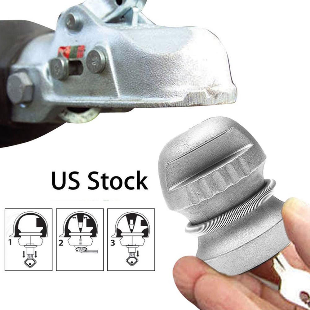 Universal Caravan Hitch Cover Coupling – Waterproof Tow Ball Lock Cover, Black, 1 Year Warranty
