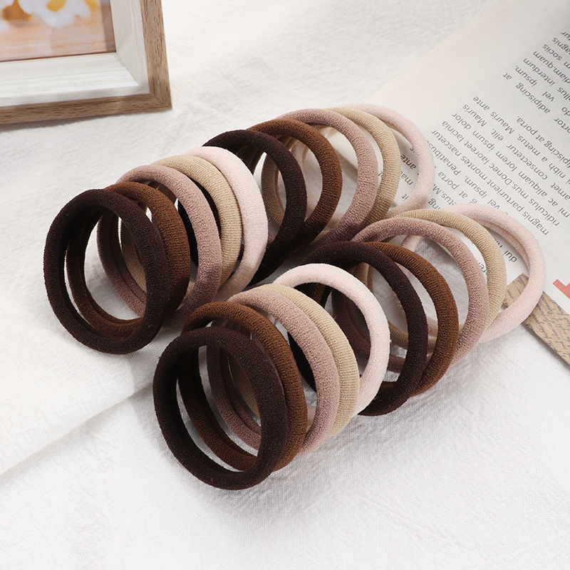 20pcs Girls Big Elastic Hair Bands Rubber Band Ponytail Holder Gum Headband Rubber Bands Women Hair Accessories