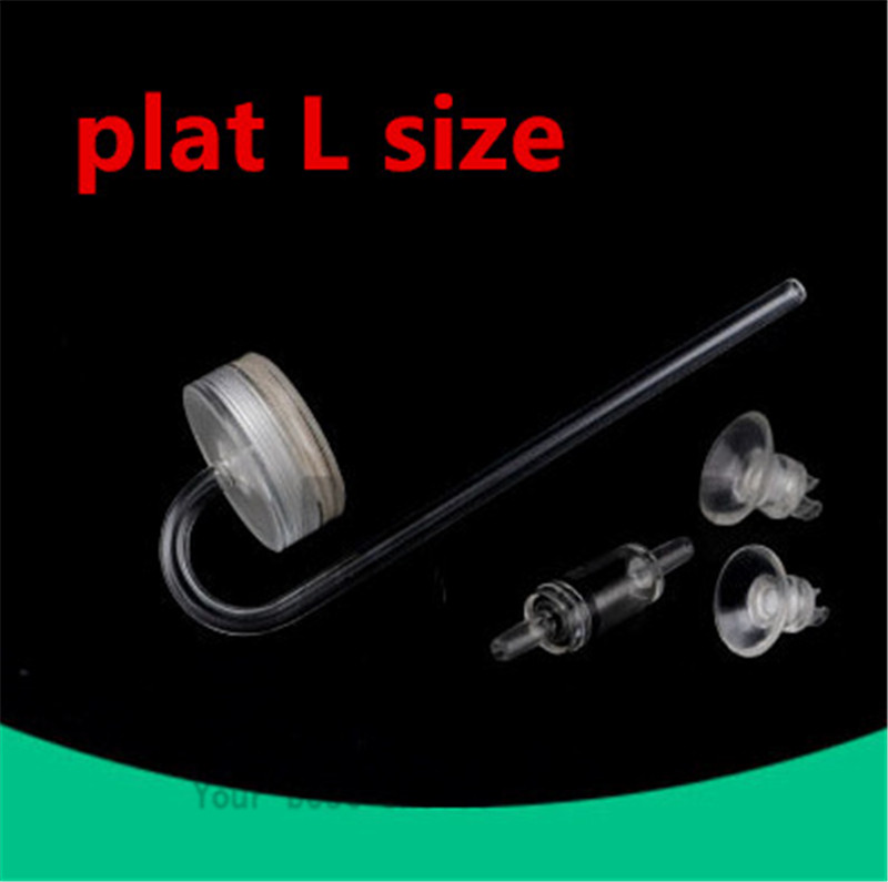 HONGYI 1 piece acrylic aquarium O2 refiner air oxygen diffuser mini nano atomizer fish tank super silm bubble counter: black