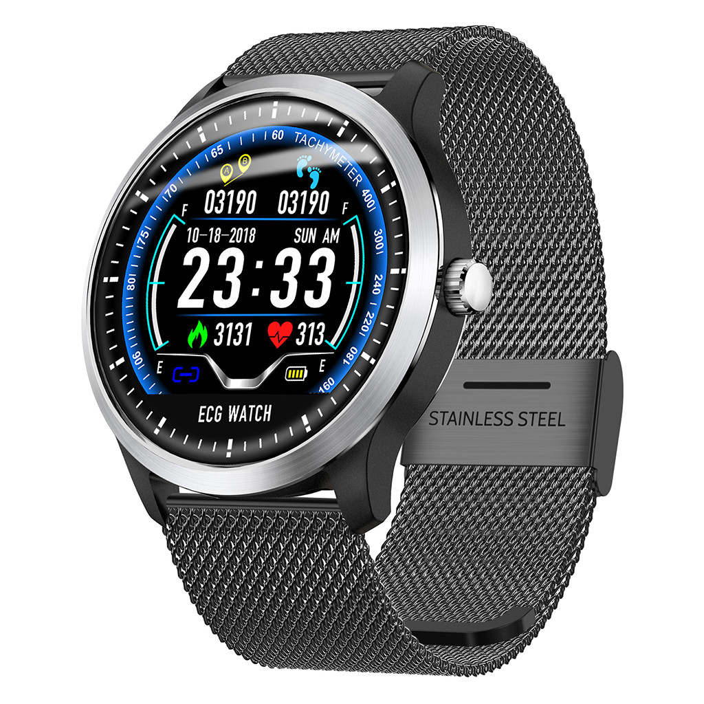 N58 EKG PPG Smart Uhr Electro Display Holter ekg Herz Rate Monitor Blutdruck Smartwatch Für IOS Android Telefon