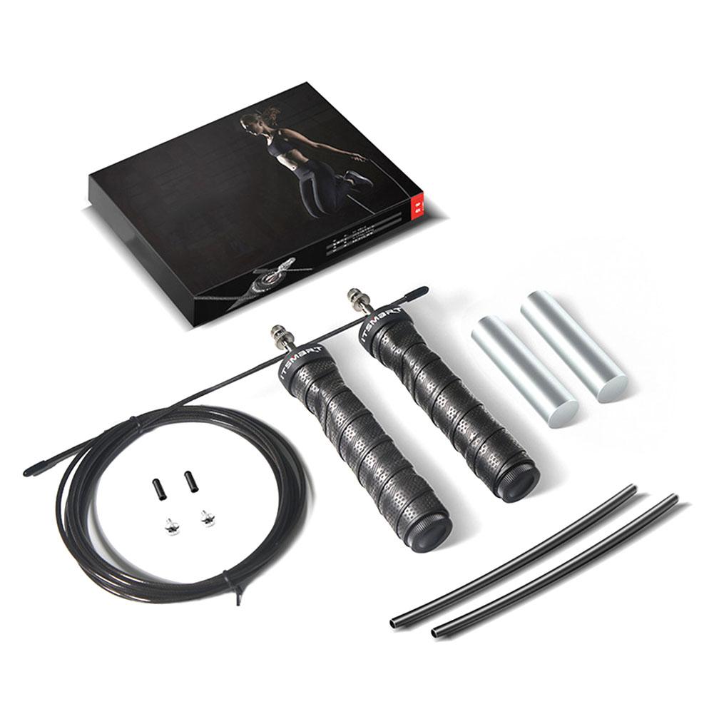 Crossfit springen Seil Überspringen Geschwindigkeit & Gewichteten Springseile mit extra Geschwindigkeit Kabel Kugellager Anti-Unterhose Griff für doppel Unders: Belastung