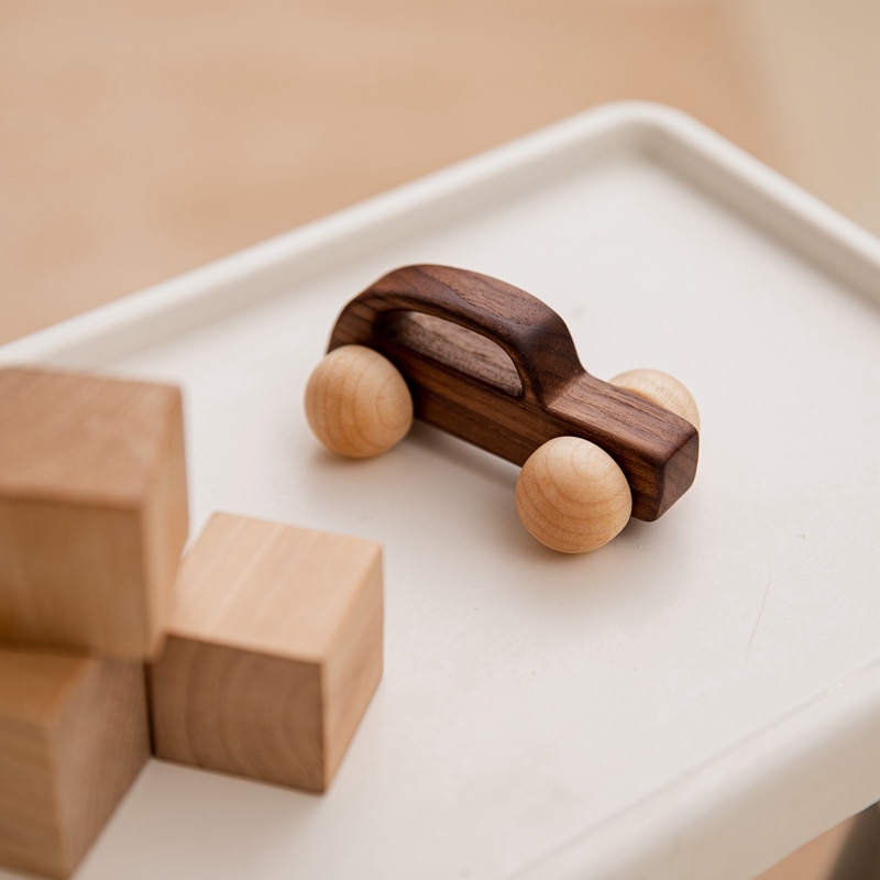 Bloques de madera de estilo nórdico para niños, juguete educativo Montessori seguro, bloques de madera de alta gama, juguetes para bebés, para bebés