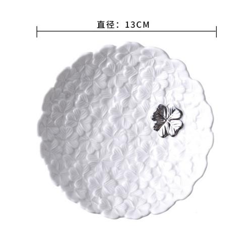 Assiette à Dessert en forme de cœur | Assiette à bijoux, assiette à Dessert, vaisselle de cuisine domestique: B