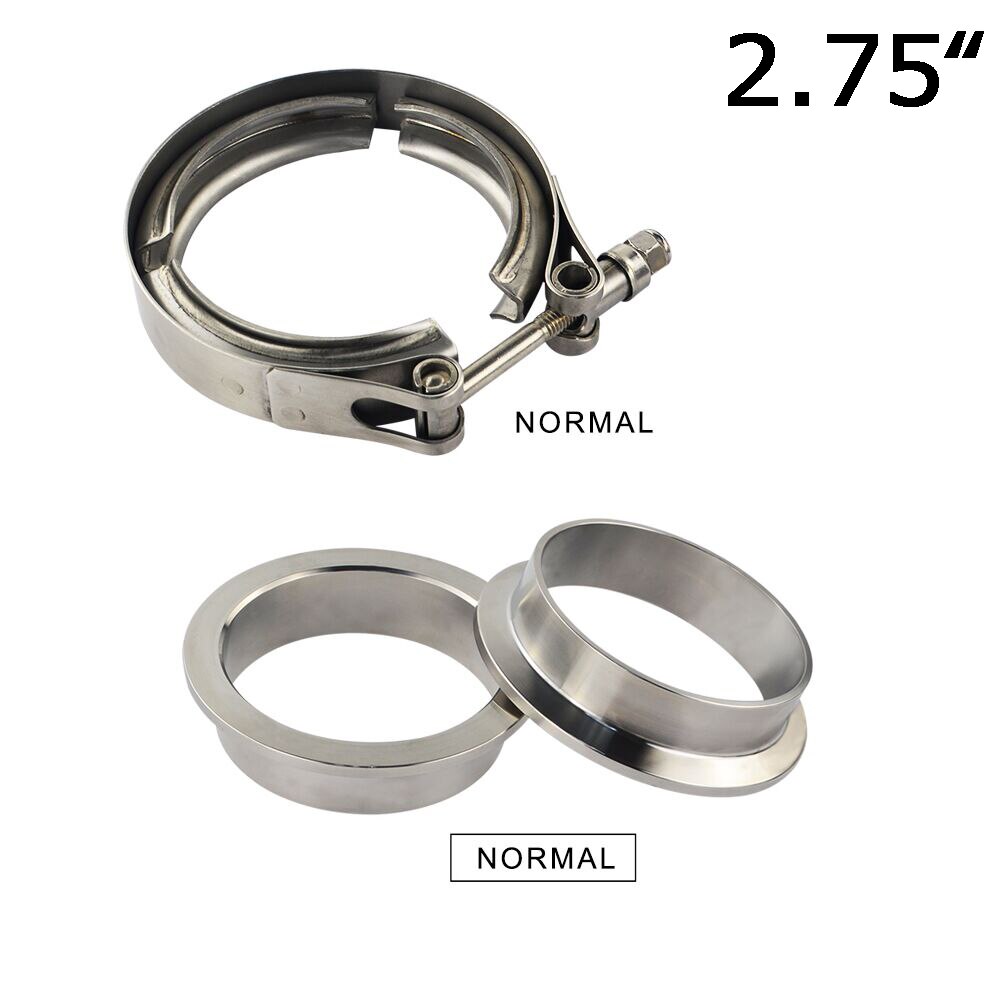 2 &quot;2.5&quot; 3 &quot;3.5&quot; 4 &quot;Rvs Auto V-Band Mannelijke Vrouwelijke Uitlaat Flens vband Klemmen V Band Klem Kit 1.5 2.5 3 Inch Clip