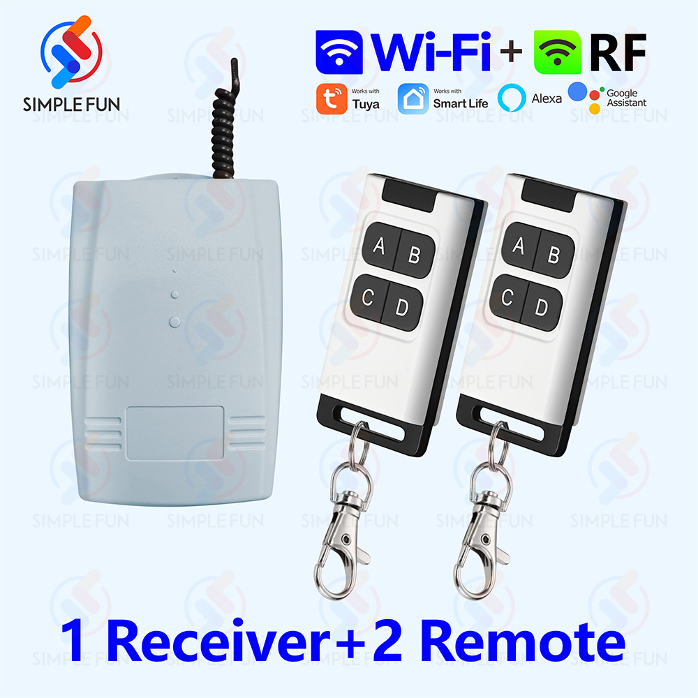 WiFi RF Garage Gate Sliding Door Opener Tuya DIY Smart Switch dla BFT FAAC itp. 433Mhz Remote Control Switch 12V 24V Relay Module: Black
