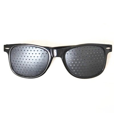 Cycling Eyewear Pin Small Hole Sunglass Eye Training Glasses Camping Unisex Eyeglasses Exercise Outdoor Sport Eyesight: 00