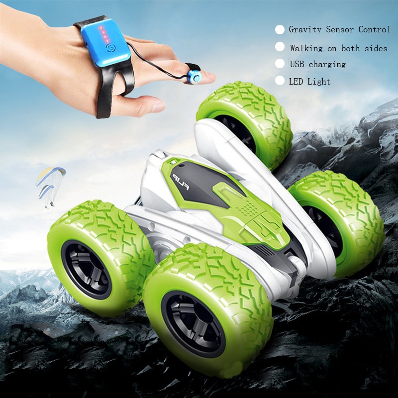 gesture control toy car Remote Control Stunt Car Gesture Induction Twisting Off-Road Vehicle Light