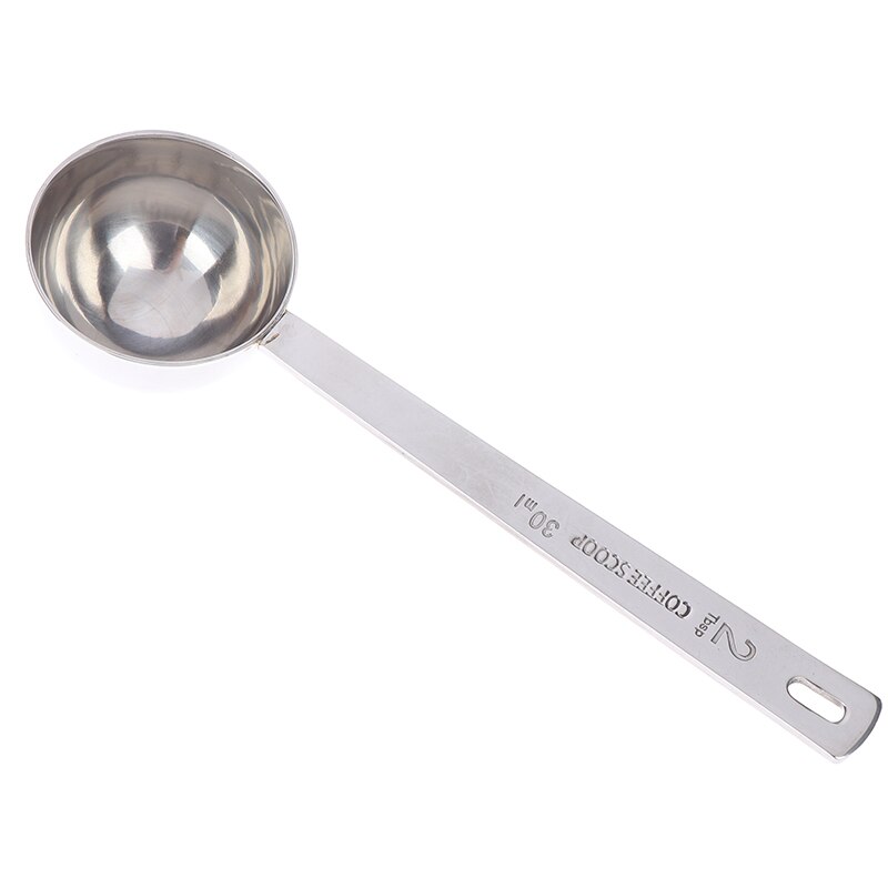 30ML Metal Measuring Spoon Coffee Scoop Thicken long handle Tablespoon