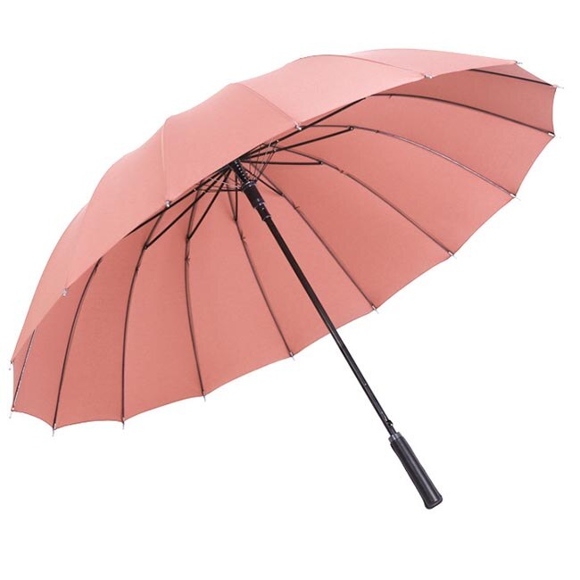 Parapluie demi-automatique pour 1 à 2 personnes, 16K, de luxe, coupe-vent, droit: 5