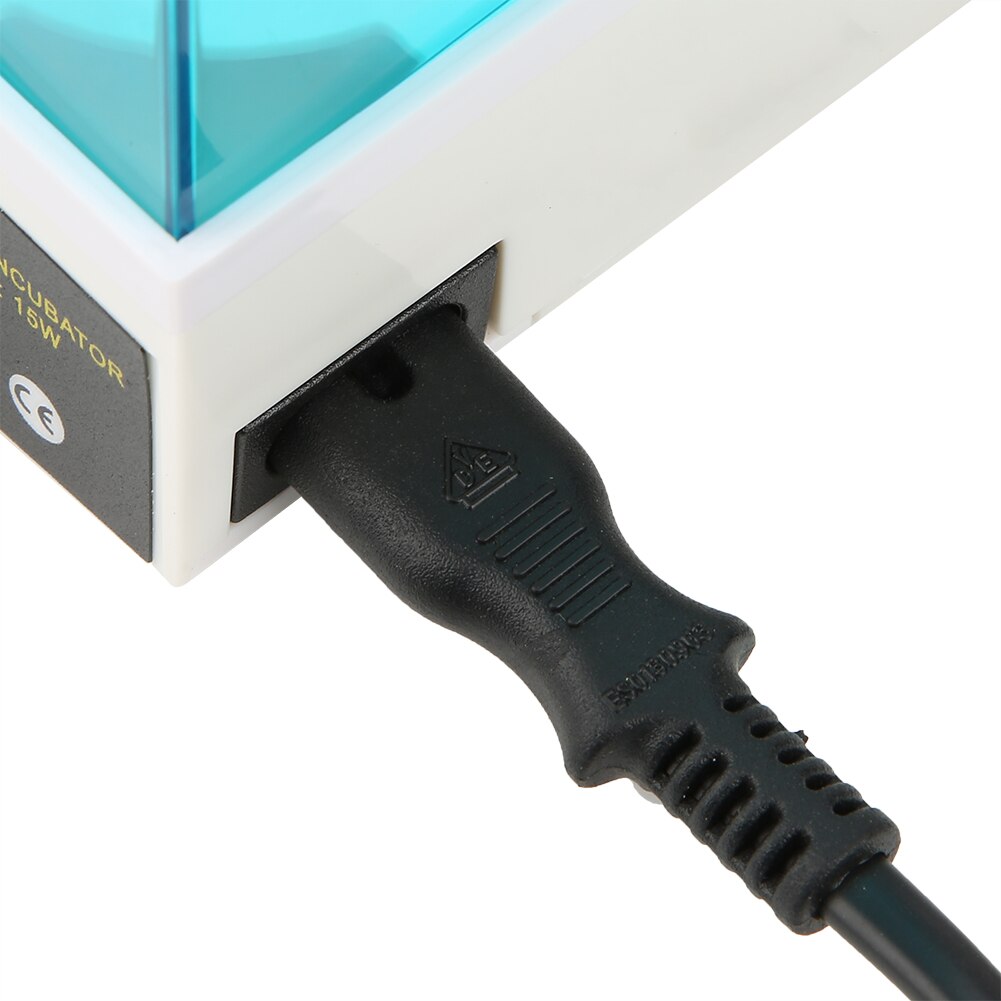 Digital Temperature Small Brooder 4 Mini Hatchery Egg Incubator Hatcher for Chicken Duck Bird Pigeon Quail