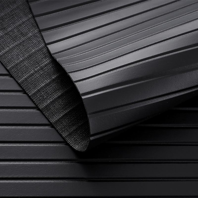 Accesorios de fotografía clásicos negros, cuero de textura para productos electrónicos, joyería, cosméticos, Fondo de sesión de fotografía impermeable