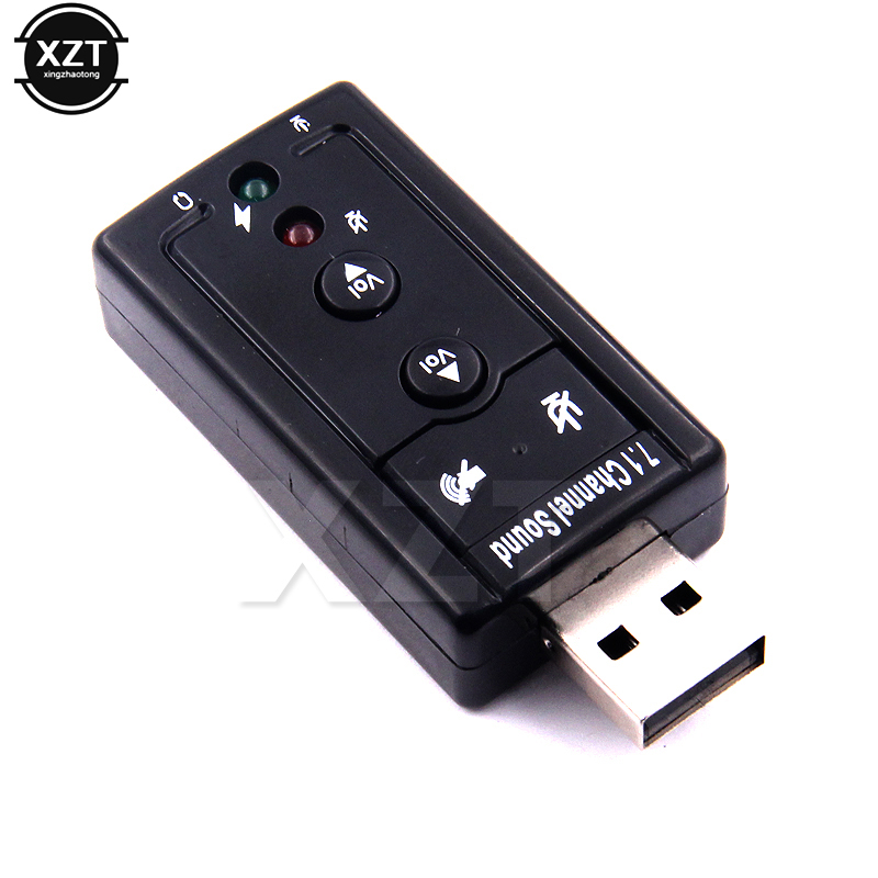 7.1 placa de som usb externa usb para jack 3.5mm fone de ouvido adaptador de áudio microfone placa de som para mac win compter android linux
