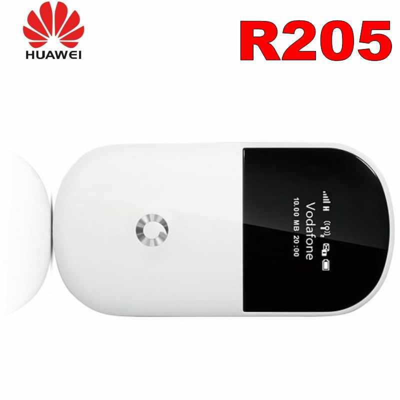 Unlocked Huawei R205 3G Wifi Wireless Router Mini Mifi Mobile Hotspot Pocket Car Wifi Modem With SIM card slot