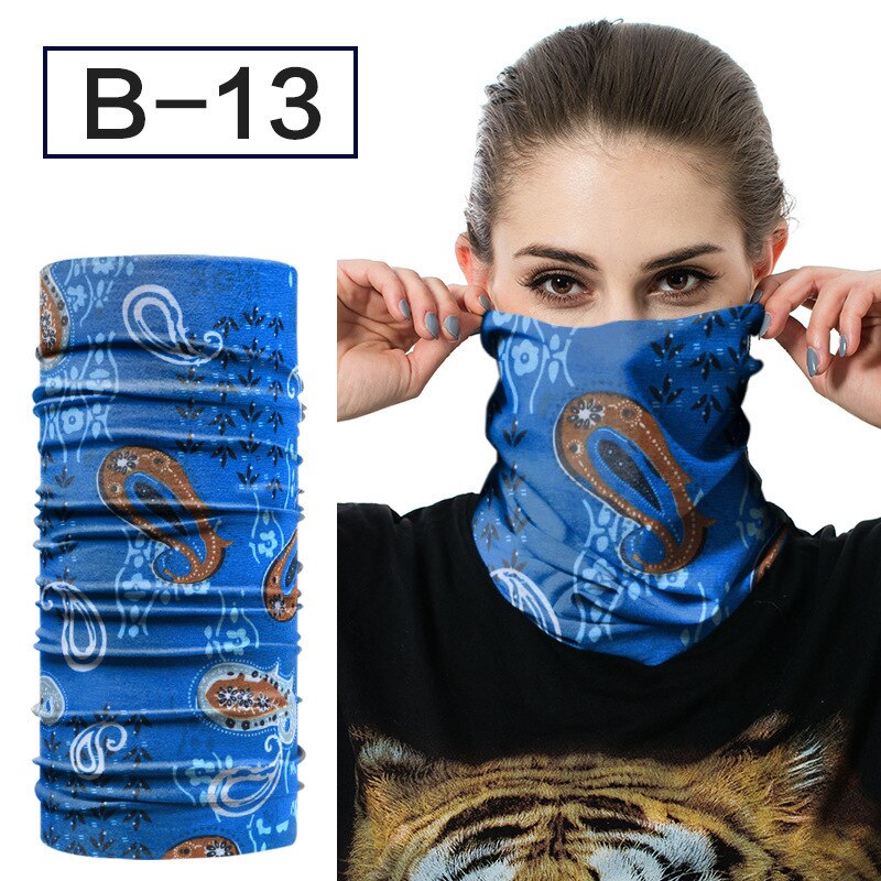 Solid Bandana Multifunctionele Magic Bicyle Hoofdband Sjaal Zachte Gezichtsmasker Naadloze Tubular Unisex Sjaals Hals Gait: B-13