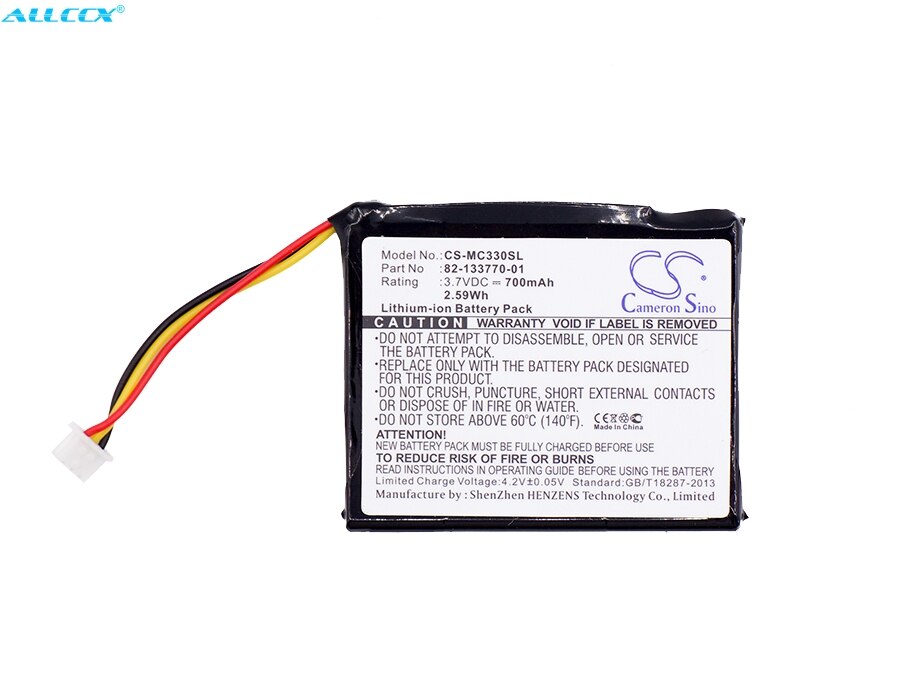 Cameron Sino 700mAh Battery 82-133770-01 for Motorola CS3070, CS3300
