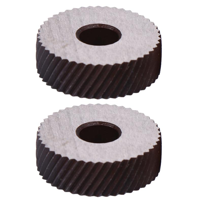 2 Pcs Knurling Tool Premium Durable Knurling Tool Dual Wheel Knurl Set for Industry Machine Lathe