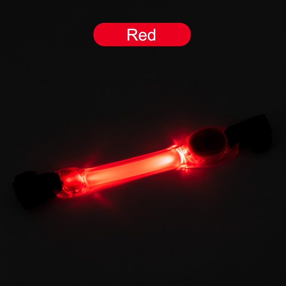 Buiten wandelen op batterijen hondenhalsband licht huisdierbenodigdheden nachtveiligheid gloeiende kattenriem accessoires fel knipperend led: Rood