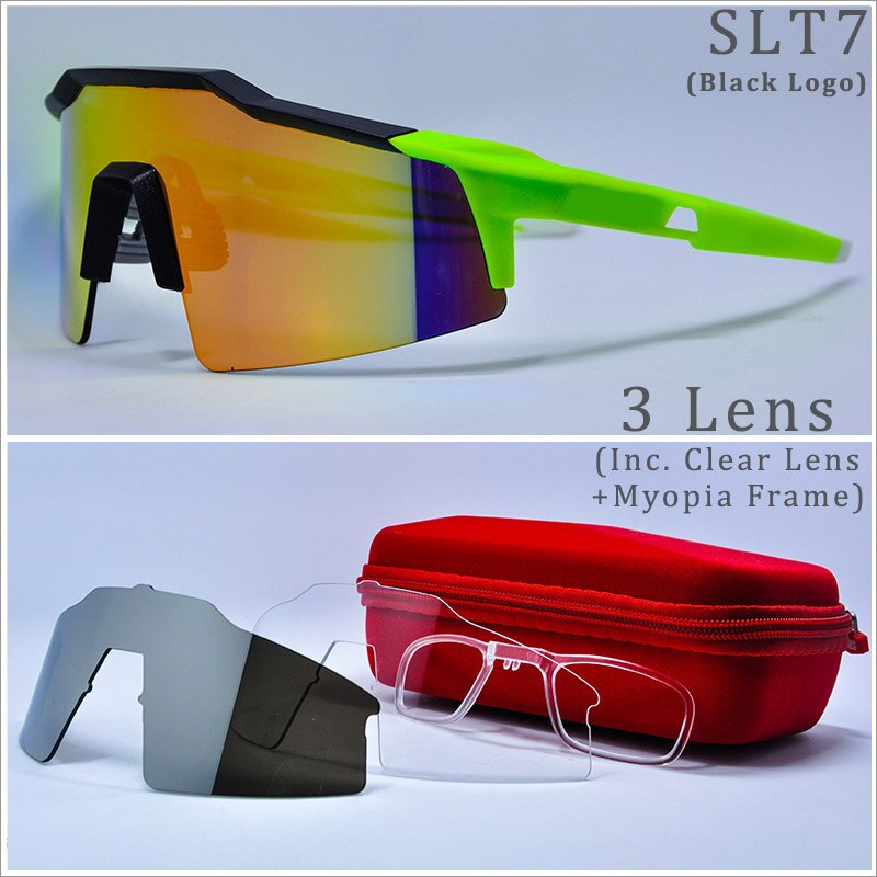 Sports de plein air cyclisme lunettes hommes cyclisme lunettes montagne route vélo cyclisme lunettes UV400 Peter cyclisme lunettes de soleil: SLT7