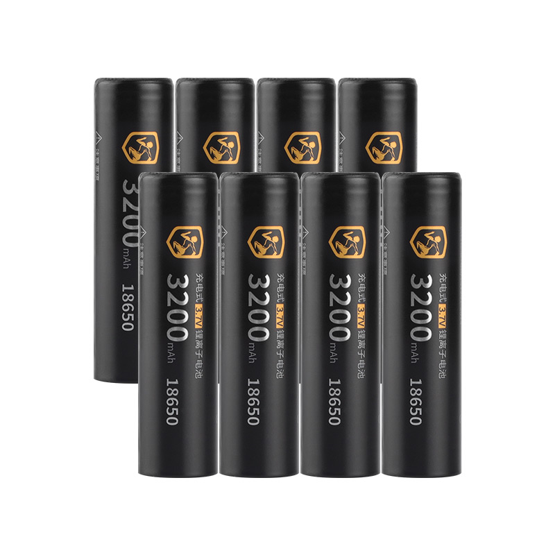 DLGPOWER 18650 battery 3.7V lithium battery 3200mAh Rechargeable Battery for Flashlight Toys Power tools Power bank Portable fan: DEEP BLUE